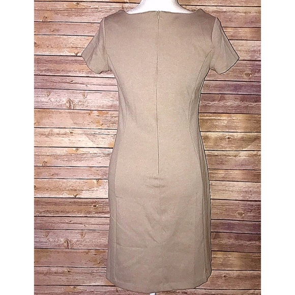 Vertigo Colorblock Ponte Short Sleeve Dress - Picture 5 of 7